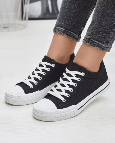 Schwarzer Damen-Sneaker Typ Sols - Footwear