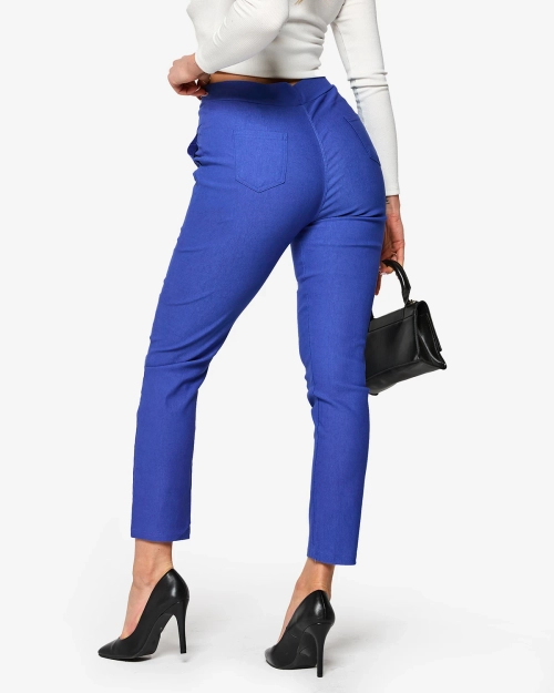 Сині жіночі штани-теггінг PLUS SIZE- Одяг