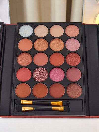 ANYLADY Kompakt Make-up-Palette – Lidschatten, Kontur, Lippen – 32 Farbtöne