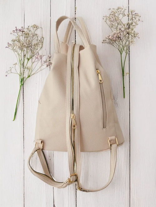 Royalfashion Маленький жіночий рюкзак з еко-шкіри трикутної форми