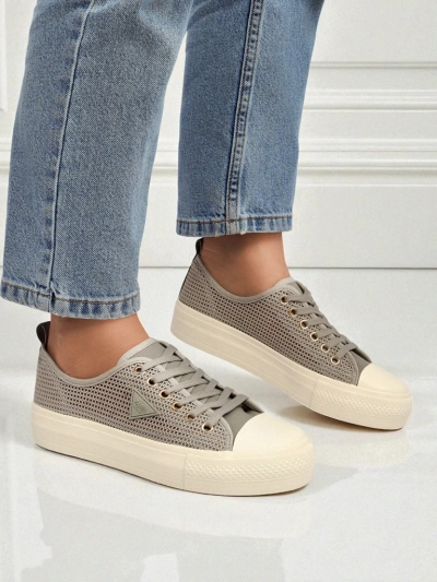 Damen-Sneaker Callista Mesh Light Grey – Komfort und Stil für Sommer und Herbst