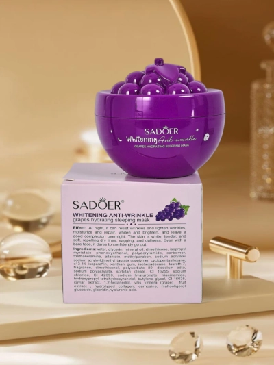 Calista Vitis Sleeping Mask – Feuchtigkeitsspendende Traubenmaske Sadoer 120ml