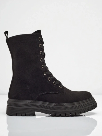 Damen Eco-Wildleder Worker Boots Molistea