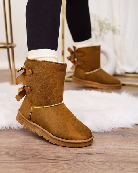 Royalfashion Stiefel a'la Schneestiefel für Damen in der Farbe camel Aerfifi