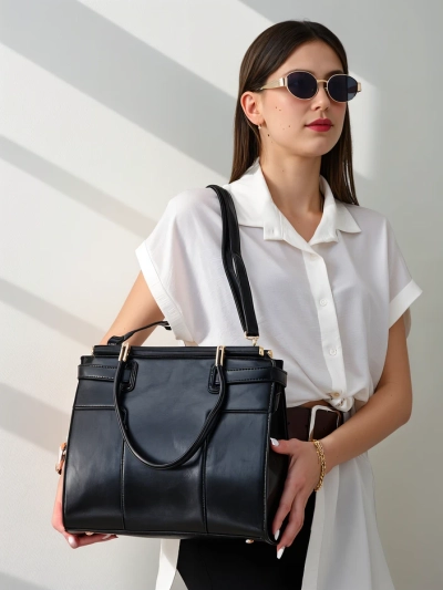 Royalfashion Elegante Damen große Handtasche