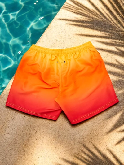 Royalfashion Sportliche Herren Ombre Shorts mit schützendem Netzfutter