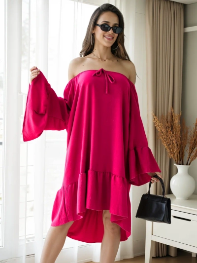 Royalfashion Damenkleid a'la Spanisch mit Rüschen oversized