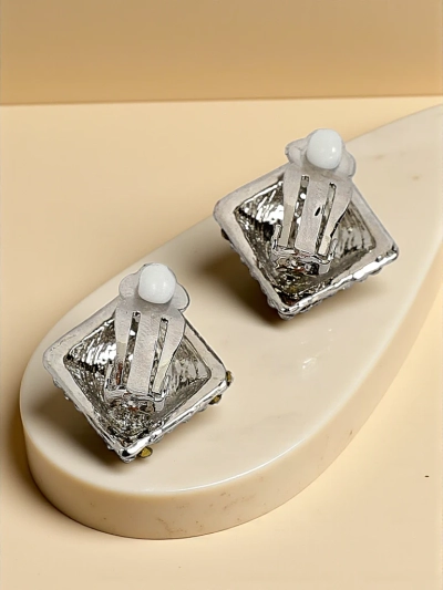 Royalfashion Damen Ohrclips mit Zirkonia