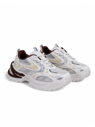 Royalfashion Damen Patent Sneaker Leysi