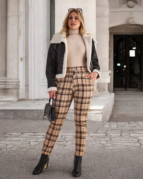 Royalfashion Утеплені жіночі лосини PLUS SIZE