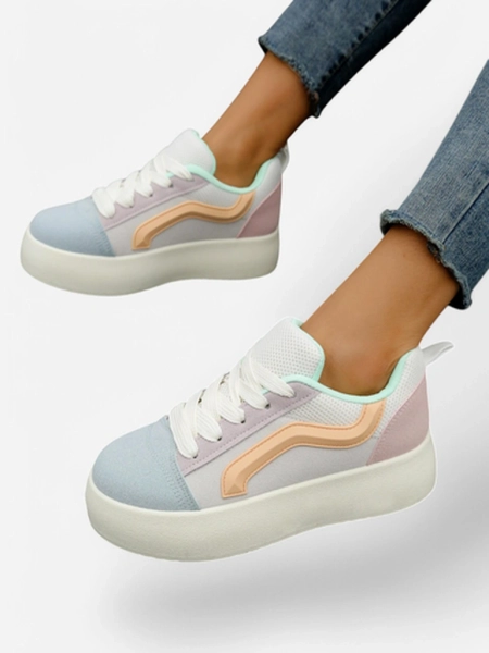 Royalfashion Damen Sport-Sneaker auf einer Plattform Ensis