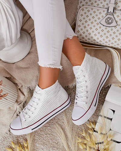 Royalfashion Damen Nimm durchbrochene Sneaker