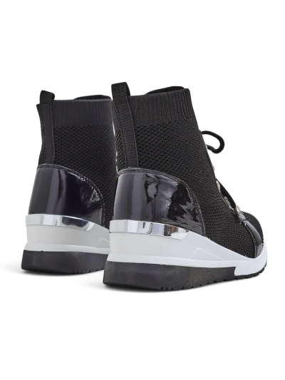Klassische Giulietta Sneakers Schwarz mit Keilabsatz
