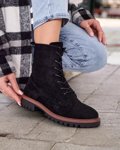 Royalfashion Damen Schnür-Stiefeletten Gosop