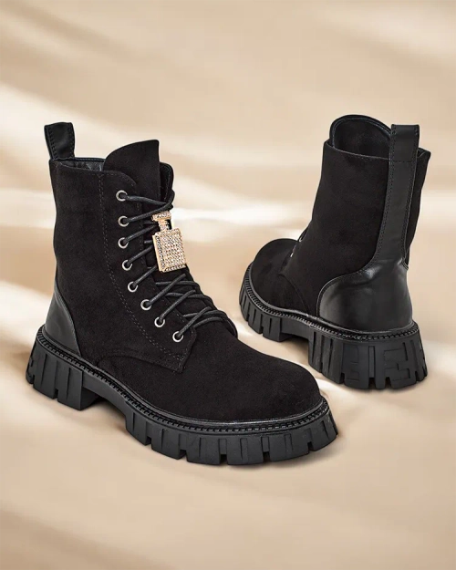 Роялфешн Еко замшевые женские ботинки рабочего рабочего Эдвинес