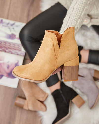 Royalfashion Camel Damen Ricteas Stiletto-Stiefel