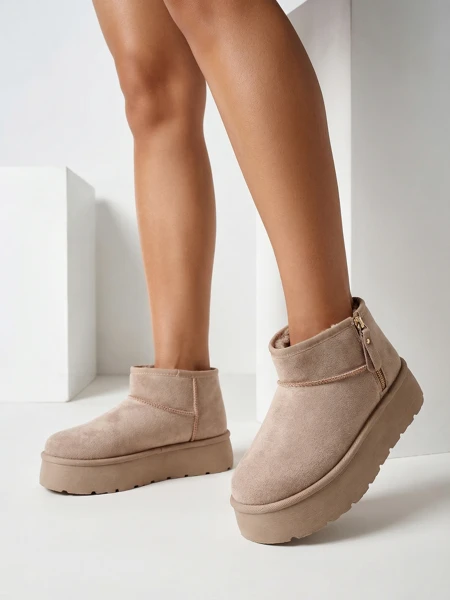 Royalfashion Damen Plateau-Schneestiefel a'la Delgadi