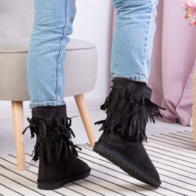 Black insulated snow boots Sisi - Footwear