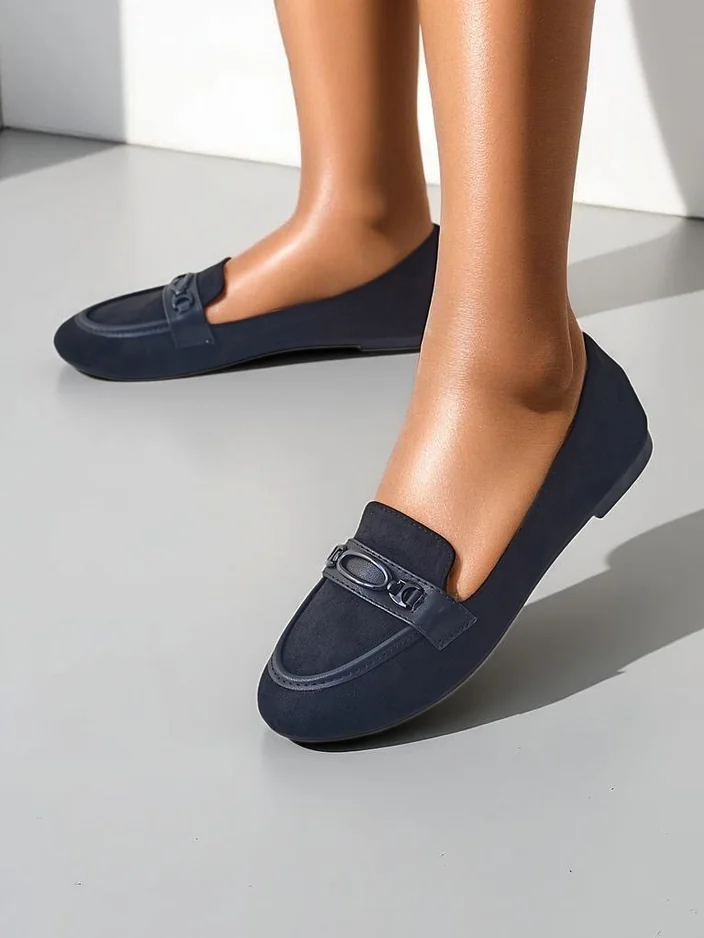 Royalfashion Damen-Eco-Suede-Mokassins Zammei