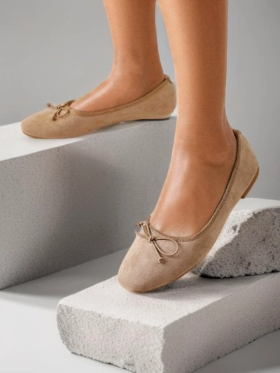 Royalfashion Damenschuhe Ballerinas mit einer Schleife Zaame