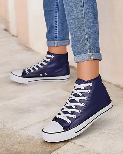 Royalfashion Damen hohe Turnschuhe Hallase