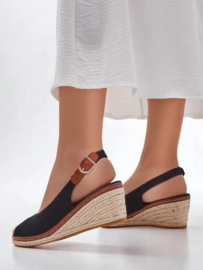 Royalfashion Damen Wedge-Sandalen ohne Zehen Tafenis