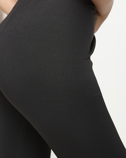 Чорні класичні жіночі утеплені легінси PLUS SIZE - Одяг