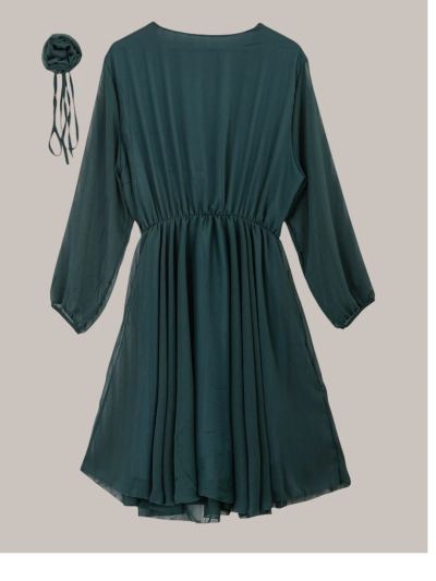 Royalfashion Класична жіноча сукня коліна довжиною