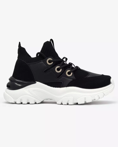 Sportliche Damen-Sneakers in Schwarz Hasola- Footwear