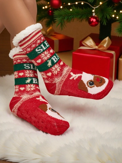 Warme weihnachtliche Damen Socken MerryCozy