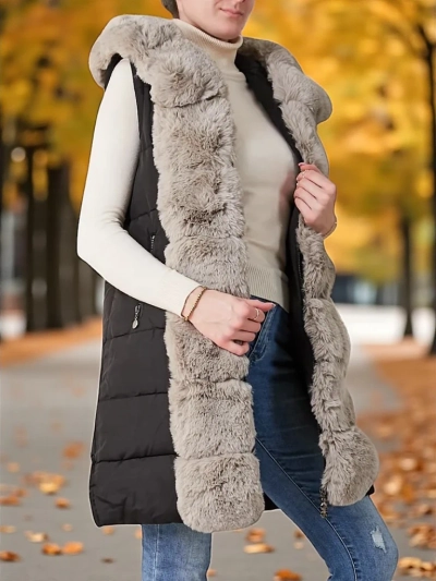 Royalfashion Damenjacke mit abnehmbaren Ärmeln