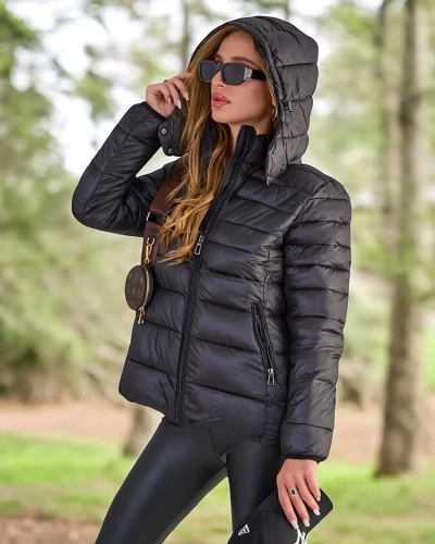 Жіноча стьобана зимова куртка Royalfashion