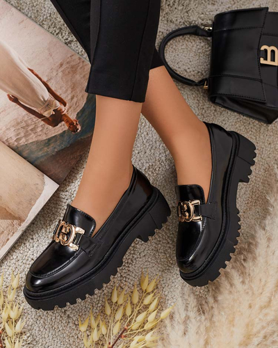 Royalfashion Жіночі лаковані мокасини Bevevra