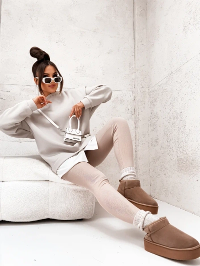 Royalfashion Baumwolle Damen Hoodie mit abnehmbarem unteren Teil