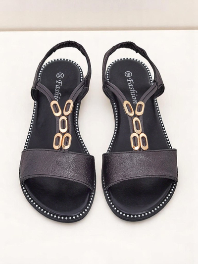 Royalfashion Damen Sandalen mit Zierriemchen Siena Glow