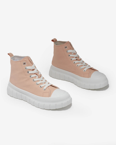 Royalfashion Powder Women's High Sneakers Ates Sneakers