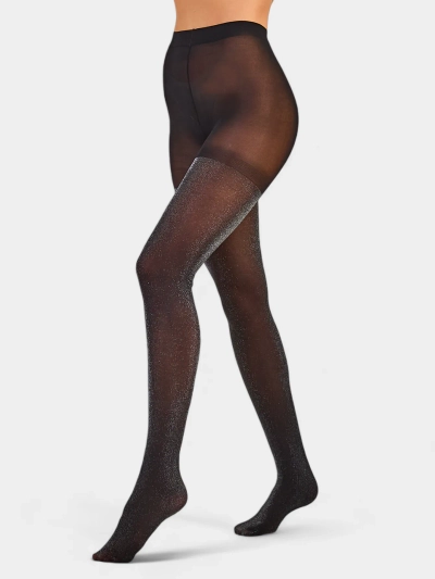 Royalfashion Damen Leggings mit Glitzer 20 DEN