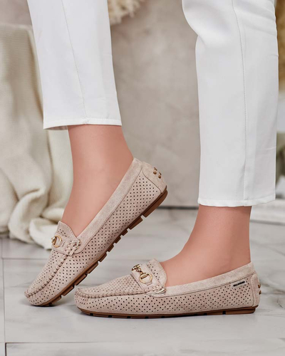Royalfashion Damen durchbrochene Mokassins Mill