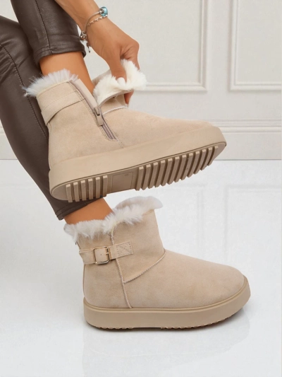 Royalfashion Kurze Damen Schneestiefel Aurelia Classico