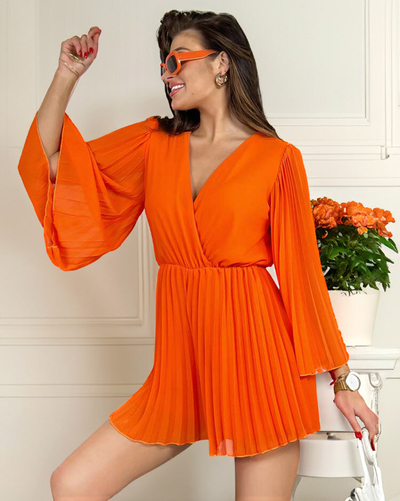 Royalfashion Damen Plissee-Overall
