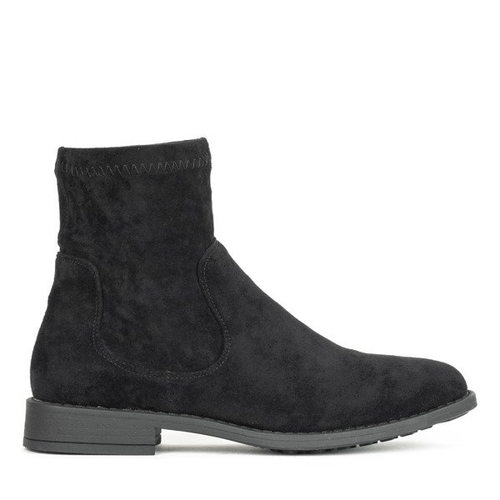 Чорні еко-замшеві черевики Jasanner - Взуття