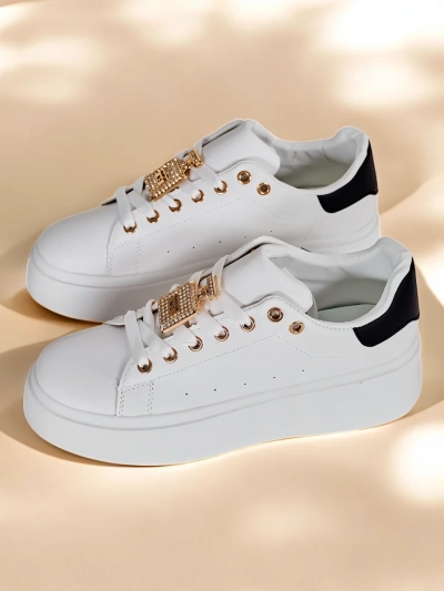 Royalfashion Damen Plattform Sportsneakers Oviger