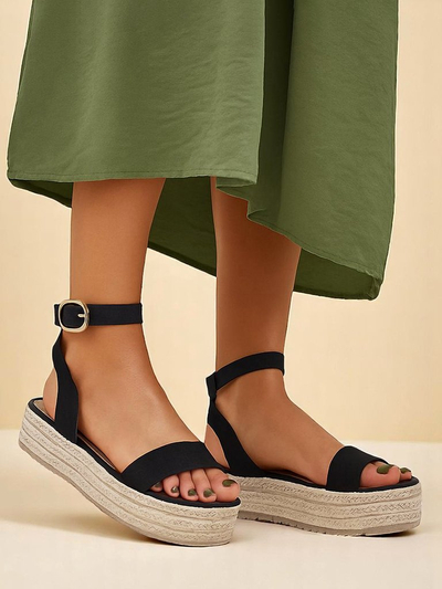 Royalfashion Damen Plattformsandalen Finna