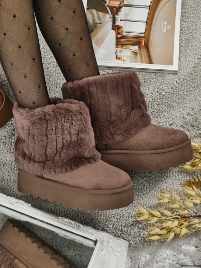 Damen Schneestiefel mit Fell Irelle