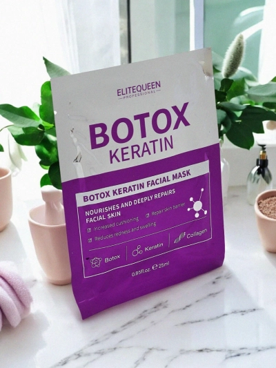Botox&Keratin Sheet Mask – spendet Feuchtigkeit und reduziert Falten