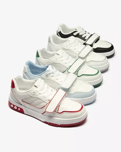 Sportliche Damen-Sneakers in weiß-grauer Farbe Xirrat- Footwear