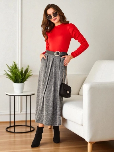 Royalfashion Damen Midi-Rock