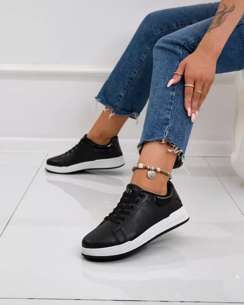 Royalfashion Schwarze klassische Sportschuhe Active Icons