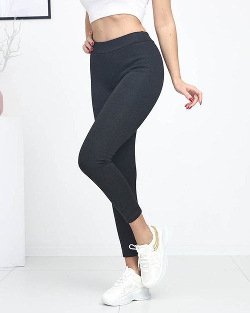 Легінси жіночі чорні з утеплювачем - Одяг