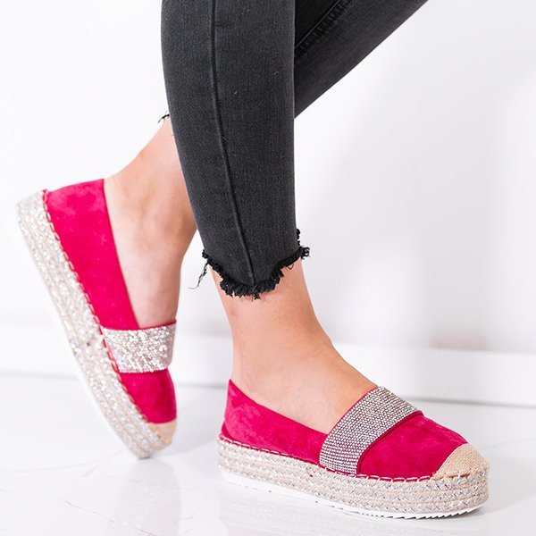 Fuchsia Espadrilles mit Zirkonia Anasdiea - Schuhe